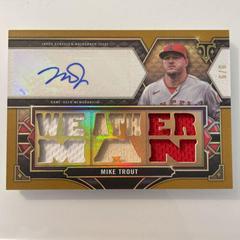 Mike Trout [Gold] #TTR-MT2 Baseball Cards 2022 Topps Triple Threads Relics Prices