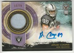 Amari Cooper [Autograph Strength] #158 Football Cards 2015 Topps Valor Prices
