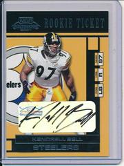 Kendrell Bell [Autograph] #144 Football Cards 2001 Playoff Contenders Prices