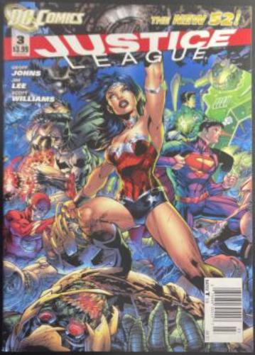 Justice League [Newsstand] #3 (2012) Comic Books Justice League