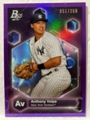 Anthony Volpe [Purple] Baseball Cards 2022 Bowman Platinum Precious Elements Prices