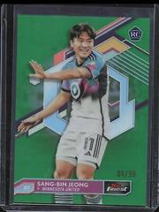 Sang-Bin Jeong [Neon Green Refractor] #49 Soccer Cards 2023 Finest MLS Prices