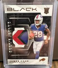 James Cook [Copper] Football Cards 2022 Panini Black Rookie Influx Memorabilia Prices