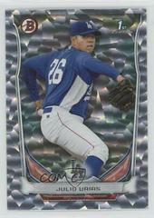 Julio Urias [Silver Ice] Baseball Cards 2014 Bowman Prospects Prices