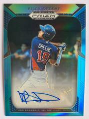 Riley Greene [Carolina Blue Prizm] #10 Baseball Cards 2019 Panini Prizm Draft Picks Autographs Prices