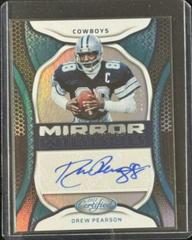 Drew Pearson [Teal] #MS-DP Football Cards 2022 Panini Certified Mirror Signatures Prices