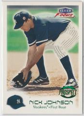 Nick Johnson [Masterpiece Mania] #232 Baseball Cards 2000 Fleer Focus Prices