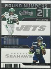 Breece Hall, Kenneth Walker III #RN-HW Football Cards 2022 Panini Contenders Round Numbers Prices