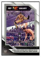 Carmelo Hayes #36 Wrestling Cards 2022 Panini NXT WWE 2021 Highlights Prices