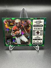 Zay Flowers [Green Ice] #12 Football Cards 2023 Panini Chronicles Draft Picks Contenders Optic Prices