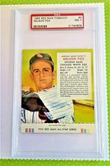Nelson Fox Baseball Cards 1955 Red Man Tobacco Prices