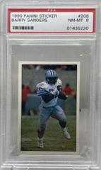 Barry Sanders Football Cards 1990 Panini Sticker Prices