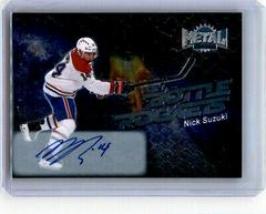 Nick Suzuki [Autograph] #BR-17 Hockey Cards 2022 Skybox Metal Universe Bottle Rockets Prices
