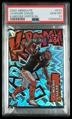 Ja'Marr Chase #K23 Football Cards 2022 Panini Absolute Kaboom Vertical Prices