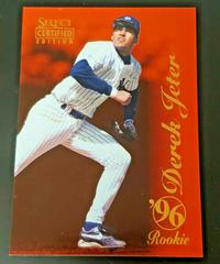 Derek Jeter [Red] #100 Baseball Cards 1996 Select Certified Prices