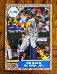Ronald Acuna Jr. [Gold] Baseball Cards 2022 Topps Japan Edition 1987 Cherry Tree Prices