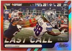 CeeDee Lamb [Spectrum Red] #LC-8 Football Cards 2022 Panini Absolute Last Call Prices