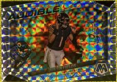 Justin Fields [Silver] #AS-JF Football Cards 2023 Panini Mosaic Audible Prices