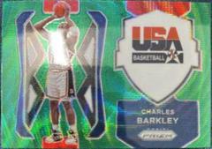 Charles Barkley [Green Wave] #9 Basketball Cards 2021 Panini Prizm USA Prices