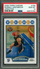 Russell Westbrook [Xfractor] #184 Basketball Cards 2008 Topps Chrome Prices