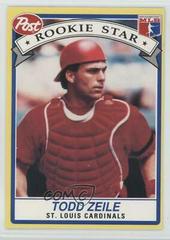 Todd Zeile Baseball Cards 1991 Post Cereal Prices