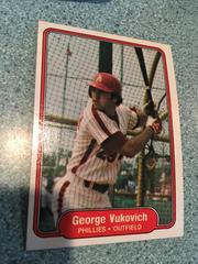George Vukovick #262 Baseball Cards 1982 Fleer Prices