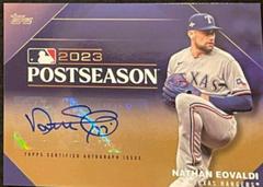 Nathan Eovaldi [Gold] #PPA-NE Baseball Cards 2024 Topps Postseason Performance Autograph Prices