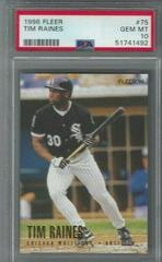 Tim Raines #75 Baseball Cards 1996 Fleer Prices