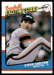 Steve Carlton Baseball Cards 1987 Fleer Exciting Stars Prices