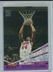 Derrick Coleman #7 Basketball Cards 1993 Stadium Club Beam Team Prices