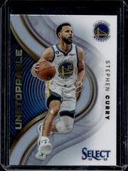 Stephen Curry [Silver] #3 Basketball Cards 2022 Panini Select Unstoppable Prices