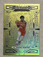 De'Andre Hunter [Yellow] #2 Basketball Cards 2022 Panini Obsidian Prices