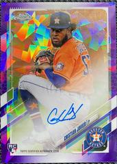 Cristian Javier [Purple] #RA-CJ Baseball Cards 2021 Topps Chrome Sapphire Rookie Autographs Prices