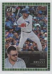 Kris Bryant [Green] #AA7 Baseball Cards 2019 Panini Donruss Action All Stars Prices