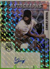 Camilo Doval [Mosaic] #RAM-CD Baseball Cards 2022 Panini Mosaic Rookie Autographs Prices