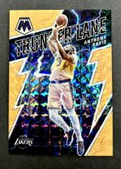 Anthony Davis [Orange Fluorescent] #3 Basketball Cards 2021 Panini Mosaic Thunder Lane Prices