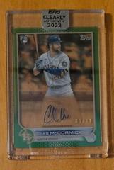 Chas McCormick [Green] #CAA-CM Baseball Cards 2022 Topps Clearly Authentic Autographs Prices