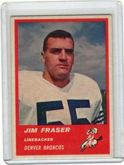 Jim Fraser #86 Football Cards 1963 Fleer Prices