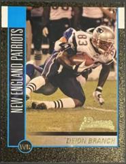 Deion Branch [Gold] #263 Football Cards 2002 Bowman Prices