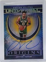 Jayson Tatum [Gold] #UA-JTT Basketball Cards 2022 Panini Origins Universal Autographs Prices