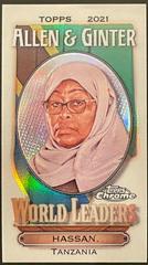 Samia Suluhu Hassan #MWL-18 Baseball Cards 2021 Topps Allen & Ginter Chrome Mini World Leaders Prices