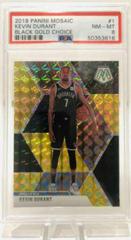 Kevin Durant [Black Gold Choice] Basketball Cards 2019 Panini Mosaic Prices
