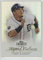 Miguel Cabrera #9 Baseball Cards 2012 Topps Tribute Prices