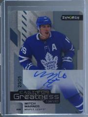 Mitch Marner #CGS-MM Hockey Cards 2021 Upper Deck Synergy Cast for Greatness Signatures Prices