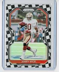 Jerry Rice [Black and White Checker Prizm] Football Cards 2020 Panini Prizm Prices