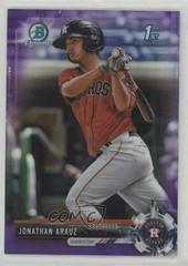 Jonathan Arauz [Purple Refractor] #BCP155 Baseball Cards 2017 Bowman Chrome Prospects Prices