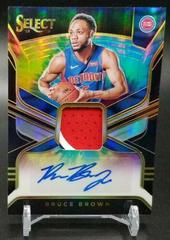 Bruce Brown [Tie Dye Prizm] Basketball Cards 2018 Panini Select Rookie Signatures Prices
