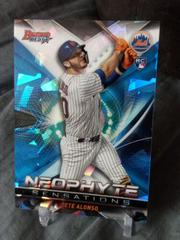 Pete Alonso [Atomic Refractor] #NS-5 Baseball Cards 2019 Bowman's Best Neophyte Sensations Prices