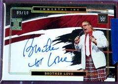 Brother Love [Holo Gold] Wrestling Cards 2022 Panini Impeccable WWE Immortal Ink Autographs Prices