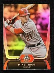 Mike Trout [Gold] Baseball Cards 2012 Bowman Platinum Prices